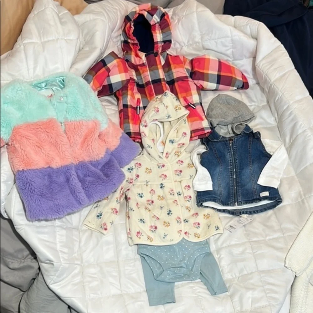 Colorful 12 month bundle Baby Clothing Set